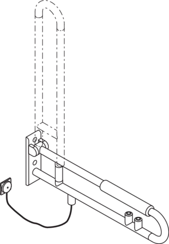 HEWI Stützklappgriff „Serie 801“