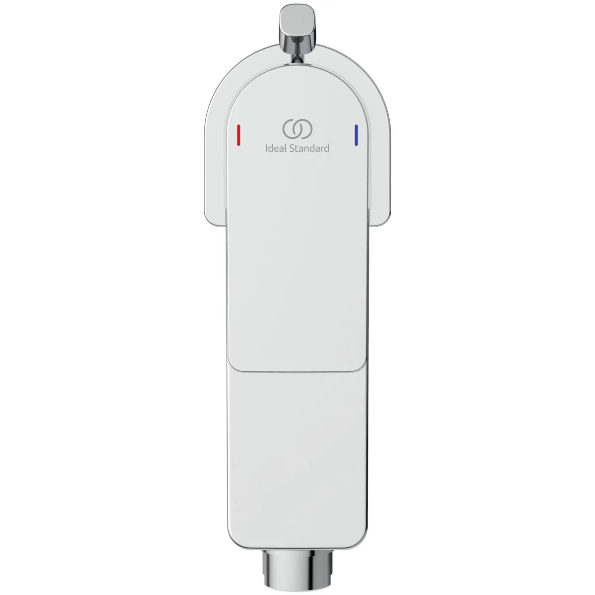 Bidetarmatur Edge, mit Ablaufgarnitur, Ausladung 115mm, Chrom Bidetarmatur Edge, mit Ablaufgarnitur, Ausladung 115mm, Chrom