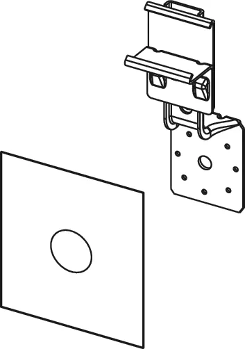 TECEprofil Armaturenanschluss ohne Wandscheibe TECEprofil Armaturenanschluss ohne Wandscheibe