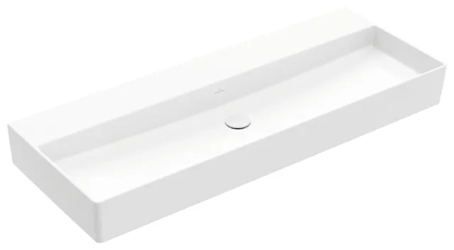 Villeroy & Boch Wandwaschtisch aus TitanCeram „Memento 2.0“ 1200 × 470 × 150 mm, ohne Hahnlochbohrung in Weiß Alpin Villeroy & Boch Wandwaschtisch aus TitanCeram „Memento 2.0“ 1200 × 470 × 150 mm, ohne Hahnlochbohrung in Weiß Alpin