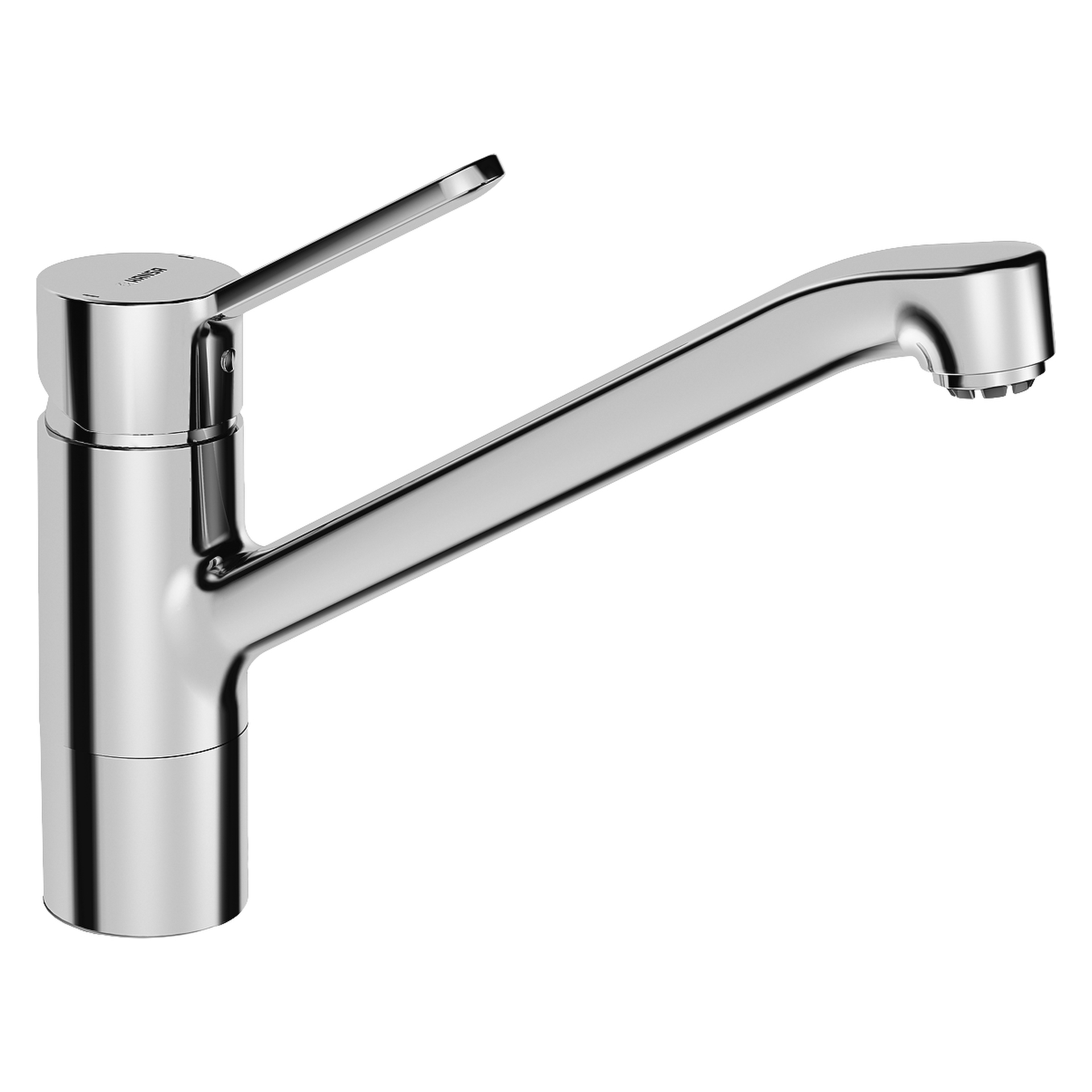 Hansa Einhand-Küchenarmatur Niederdruck „Primo“ Ausladung 210 mm in chrom Hansa Einhand-Küchenarmatur Niederdruck „Primo“ Ausladung 210 mm in chrom