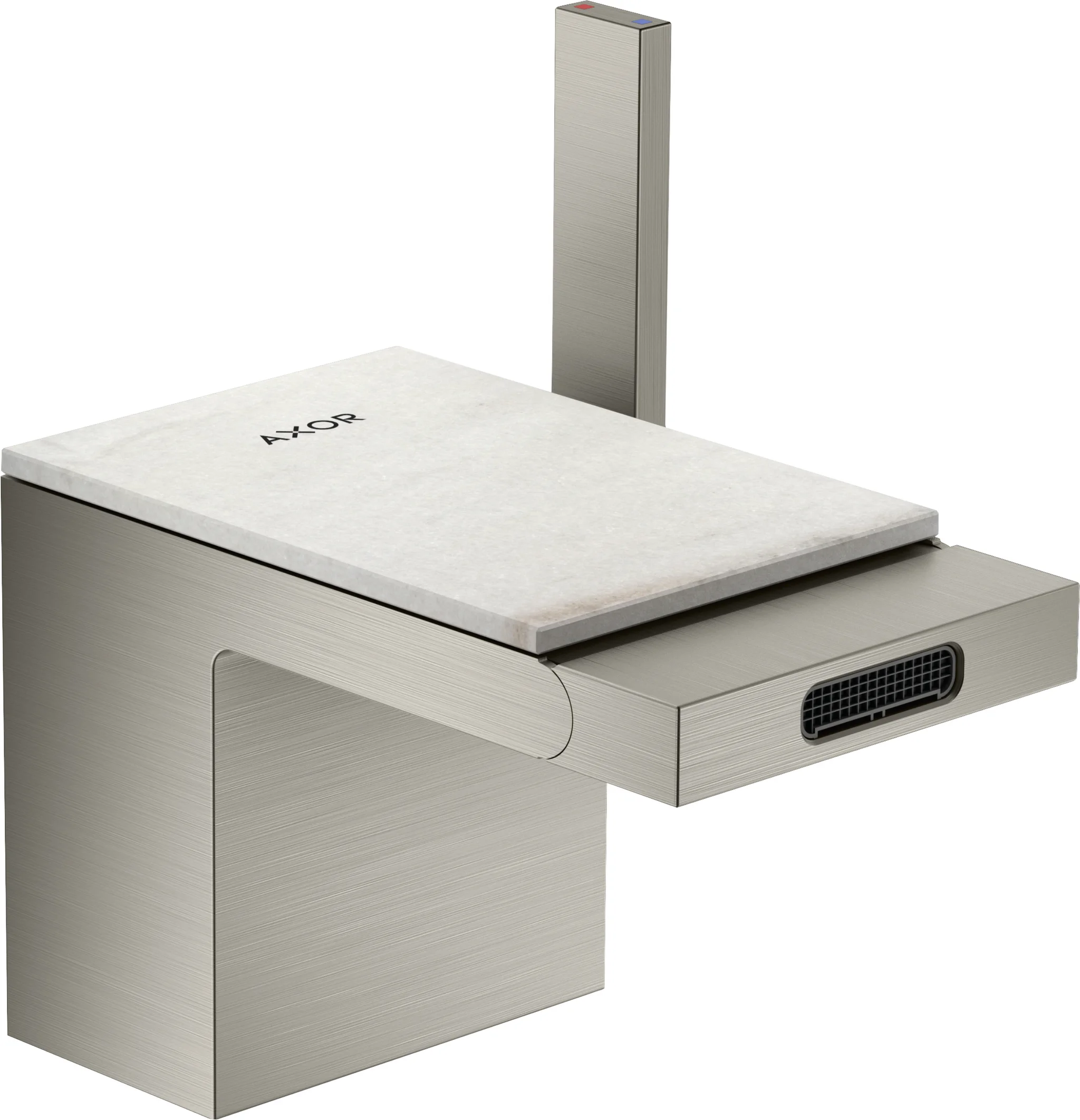 Hansgrohe AXOR MyEdition Platte 117 mm Marmor Lasa Covelano Vena Oro abnehmbar Hansgrohe AXOR MyEdition Platte 117 mm Marmor Lasa Covelano Vena Oro abnehmbar