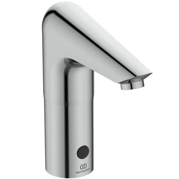 Sensor-Waschtischarmatur Ceraplus, ohne Misch, Netzbetrieben, Ausladung 116mm, Chrom Sensor-Waschtischarmatur Ceraplus, ohne Misch, Netzbetrieben, Ausladung 116mm, Chrom