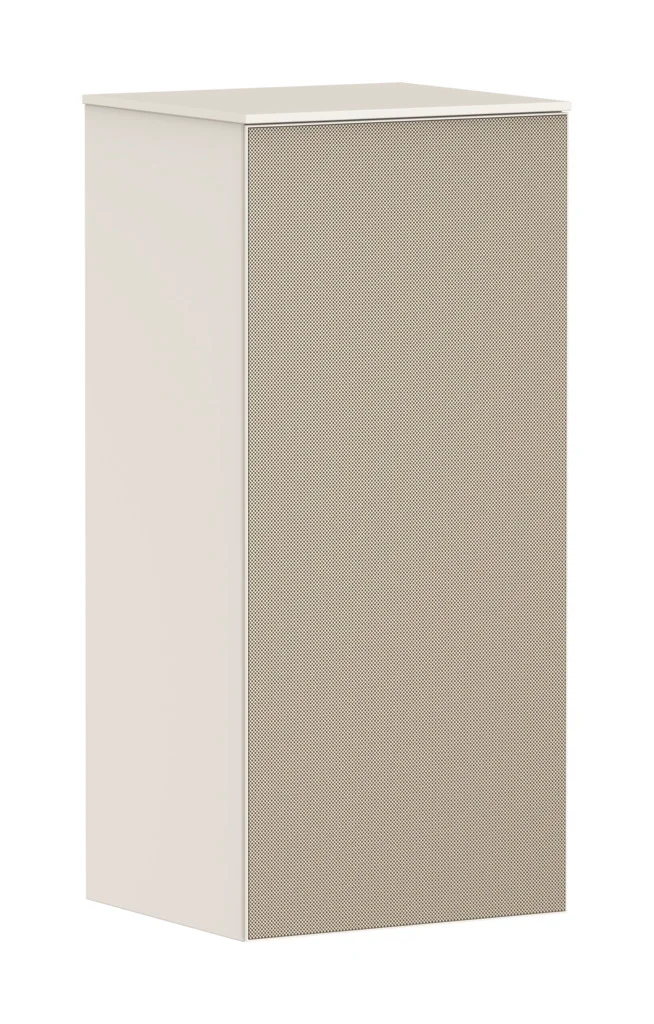 Hansgrohe Xevolos E Halbhochschrank Sandbeige Matt, 400x360 mm, Türanschlag links, Bronze Struktur Front Hansgrohe Xevolos E Halbhochschrank Sandbeige Matt, 400x360 mm, Türanschlag links, Bronze Struktur Front