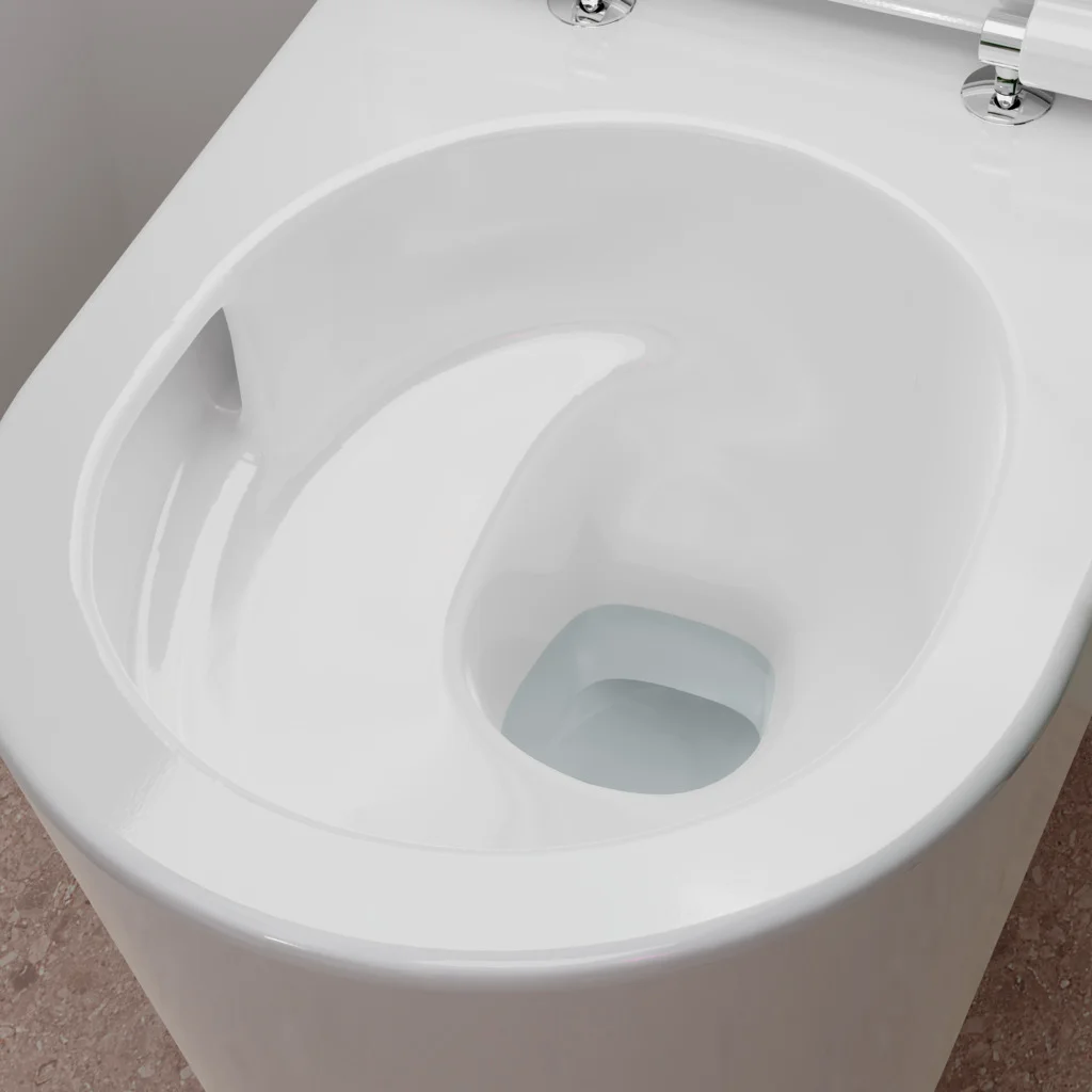 Hansgrohe EluPura S Wand-WC-Set, 540x360 mm, weiß, mit AquaHelix Flush, SmartClean, SoftClose und QuickRelease