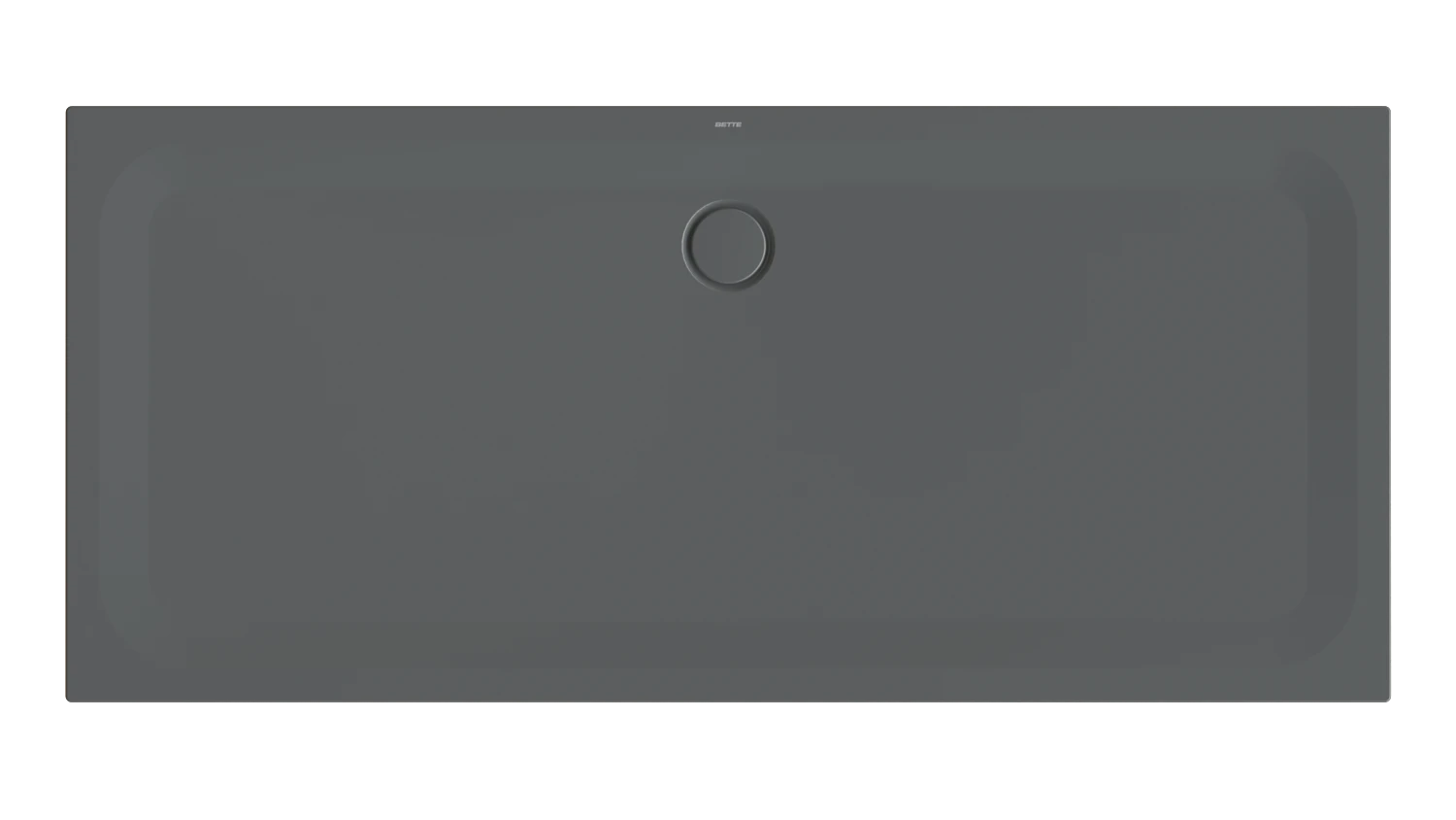 Bette rechteck Duschwanne „BetteUltra“ 2000 × 900 mm ohne Oberflächenbeschichtung, ohne Oberflächenveredelung, ohne Wannenträger, in Raven