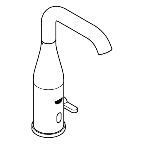 Infrarot-Elektronik für Waschtisch Essence E 36445, DN 15 mit Mischung und variabel einstellbarem Temperaturbegrenzer, 6 V Lithium-Batterie, Typ CR-P2, Laminarstrahlregler 5,7 l/min, chrom Infrarot-Elektronik für Waschtisch Essence E 36445, DN 15 mit Mischung und variabel einstellbarem Temperaturbegrenzer, 6 V Lithium-Batterie, Typ CR-P2, Laminarstrahlregler 5,7 l/min, chrom