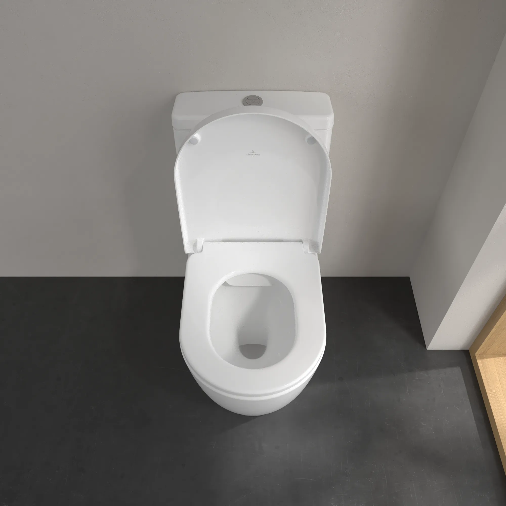 Stand-Tiefspül-WC DirectFlush „Avento“ 37 × 41 × 64 cm ohne Spülrand