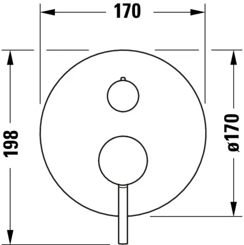 Cir. Ei Upu. Ve 2 Rd. chr. 170x198x82 An Wa Gr.k.n