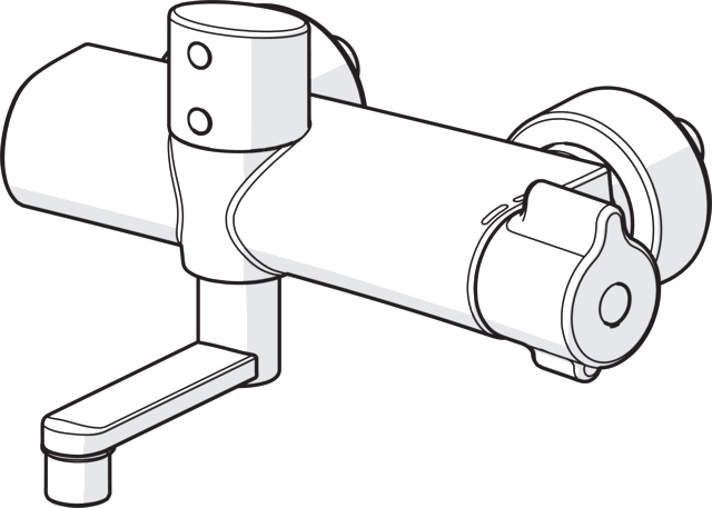 Hansa Waschtischarmatur, elektronisch „Clinica“ Ausladung 186 mm in Chrom Hansa Waschtischarmatur, elektronisch „Clinica“ Ausladung 186 mm in Chrom