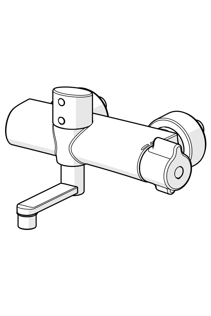 WT-Batt. HansaCLINICA 0886 6 V, Bluetooth Ausld. 100 mm chr WT-Batt. HansaCLINICA 0886 6 V, Bluetooth Ausld. 100 mm chr