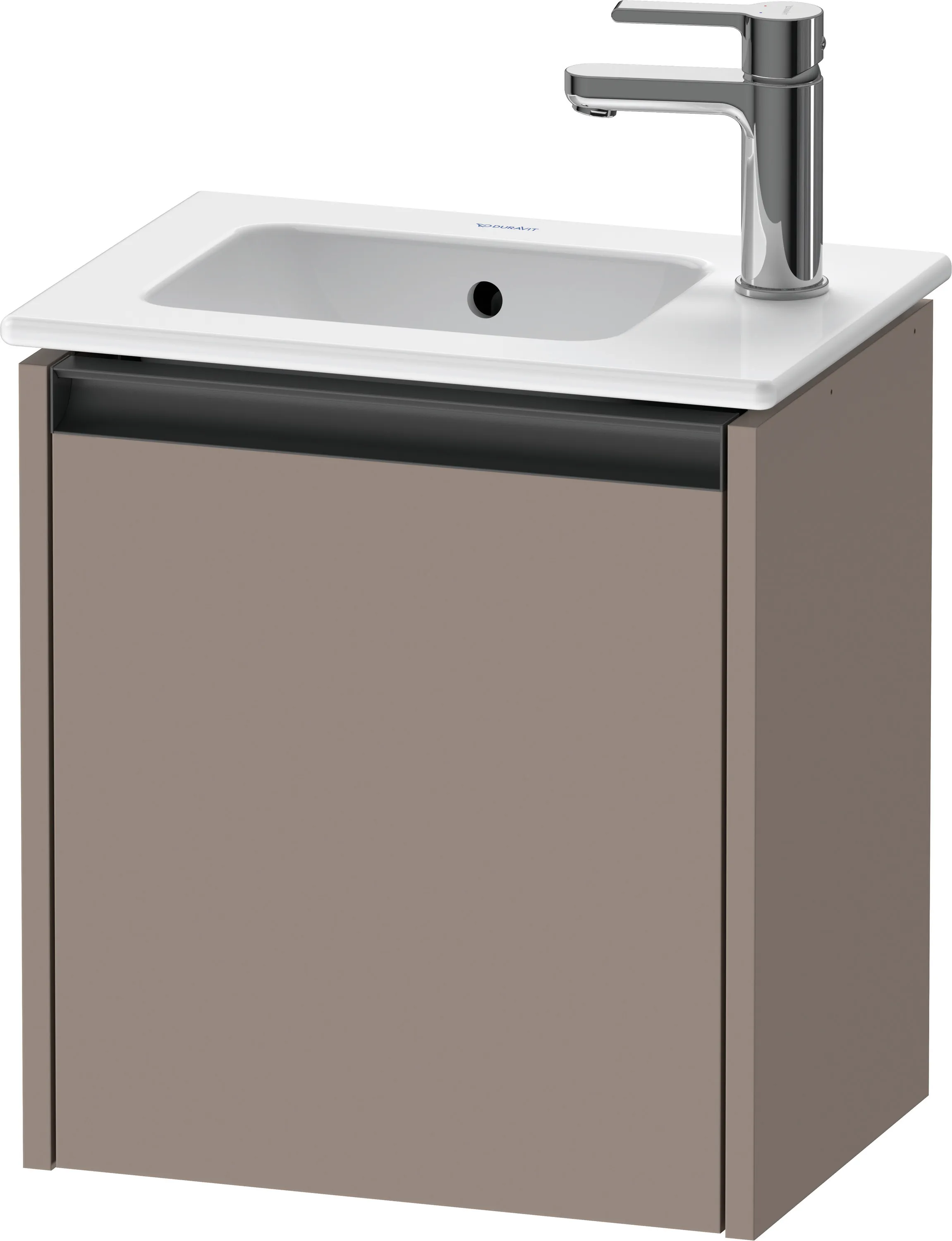 Duravit Waschtischunterschrank wandhängend „Ketho.2“ 41 × 44 × 29,2 cm in Basalt Matt