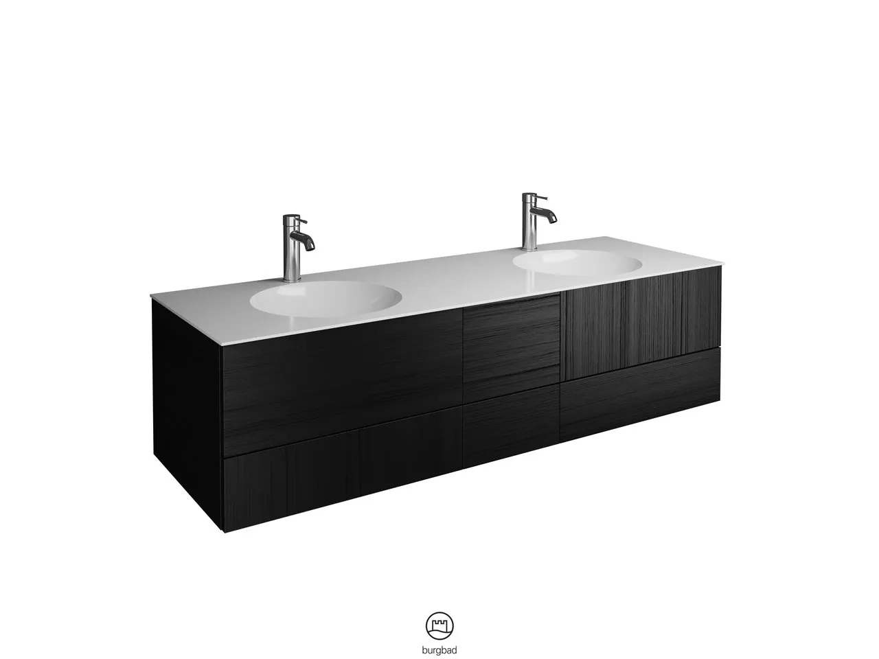 burgbad Badmöbelset „Coco“ in Eiche Tabak burgbad Badmöbelset „Coco“ in Eiche Tabak