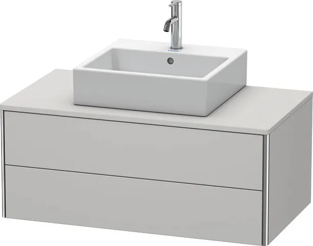 Duravit Waschtischunterschrank wandhängend „XSquare“ 100 × 40 × 54,8 cm Nordic Weiß Seidenmatt