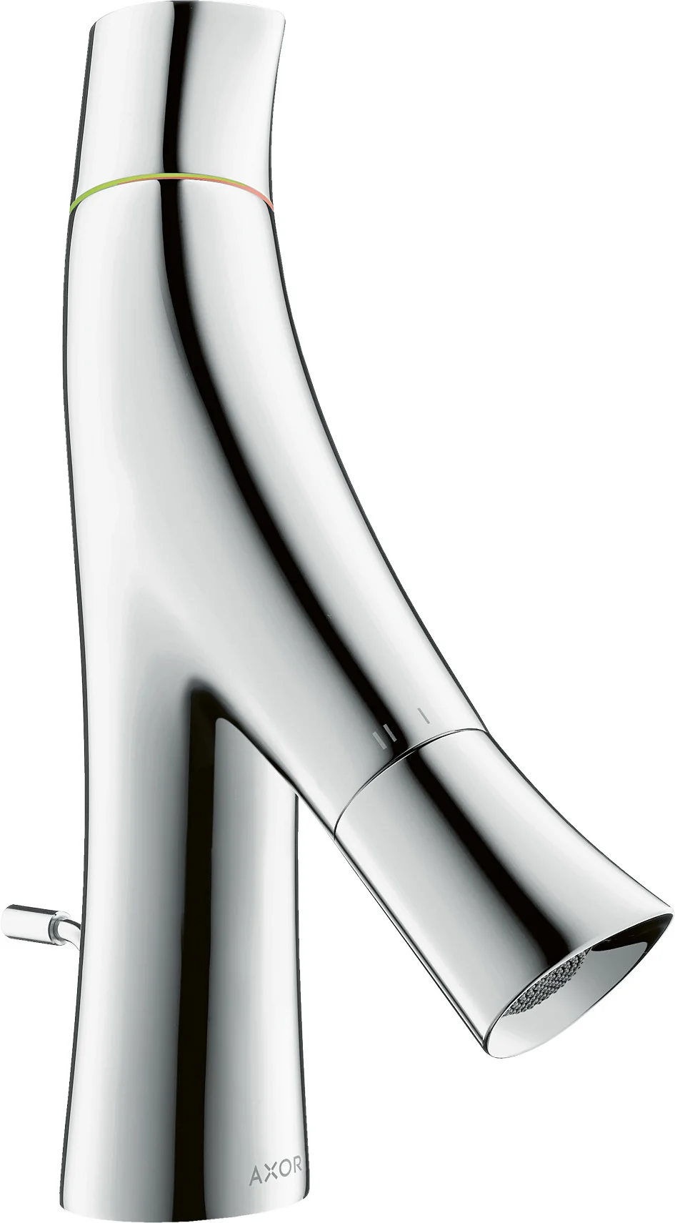 Hansgrohe AXOR Starck Organic 2-Griff Waschtischmischer Chrom, Ausladung 109 mm, Auslaufhöhe 50 mm, ComfortZone 50