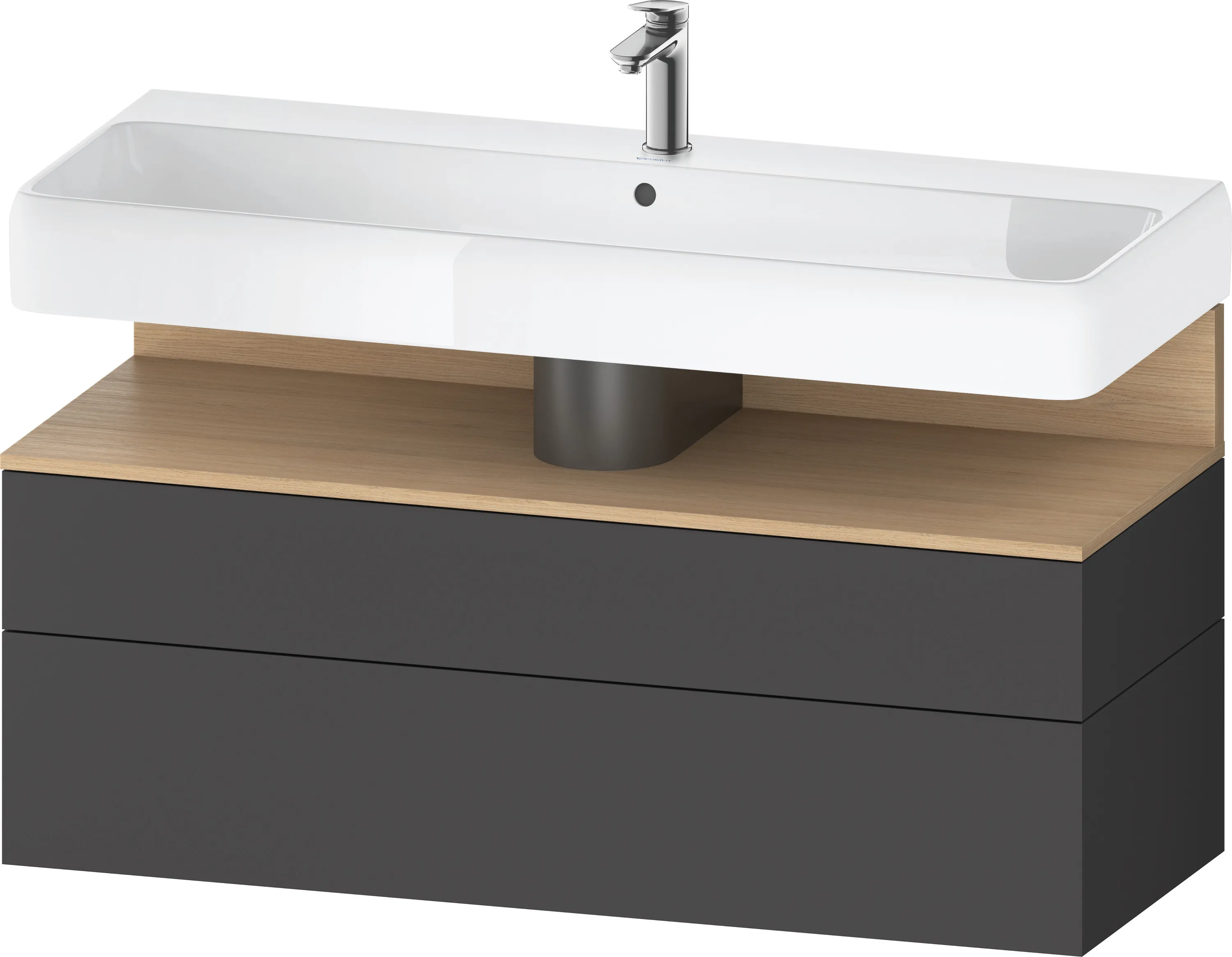 Duravit Waschtischunterschrank wandhängend „Qatego“ 119 × 59 × 47 cm, mit Beleuchtung Duravit Waschtischunterschrank wandhängend „Qatego“ 119 × 59 × 47 cm, mit Beleuchtung