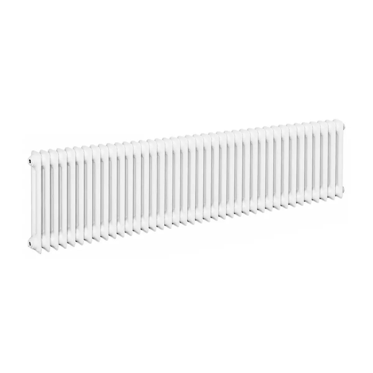 ASW DIN-Stahlradiator HG-TEC 39 Glieder, 1950 x 600 x 110 mm, Nabenabstand 500 mm in RAL 9010 gepulvert