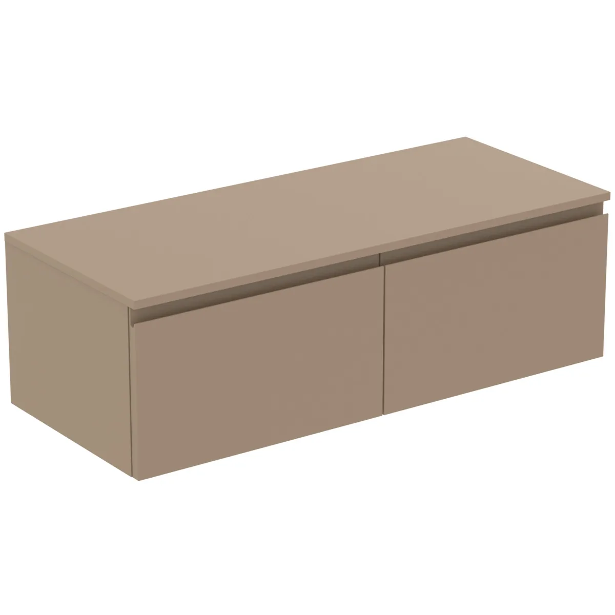 Ideal Standard Waschtischunterschrank Finesse, Modellnummer E3436UP, 1202x505x378mm, 2 Auszüge, Greige matt Ideal Standard Waschtischunterschrank Finesse, Modellnummer E3436UP, 1202x505x378mm, 2 Auszüge, Greige matt