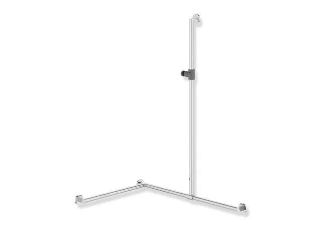 HEWI Duschhandlauf System 900 PG93, verchromt, anthrazitgrau