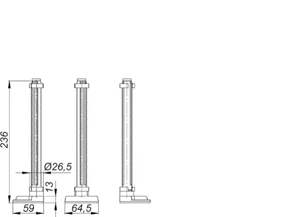 Montagefüße DallDrain Montagefüße DallDrain