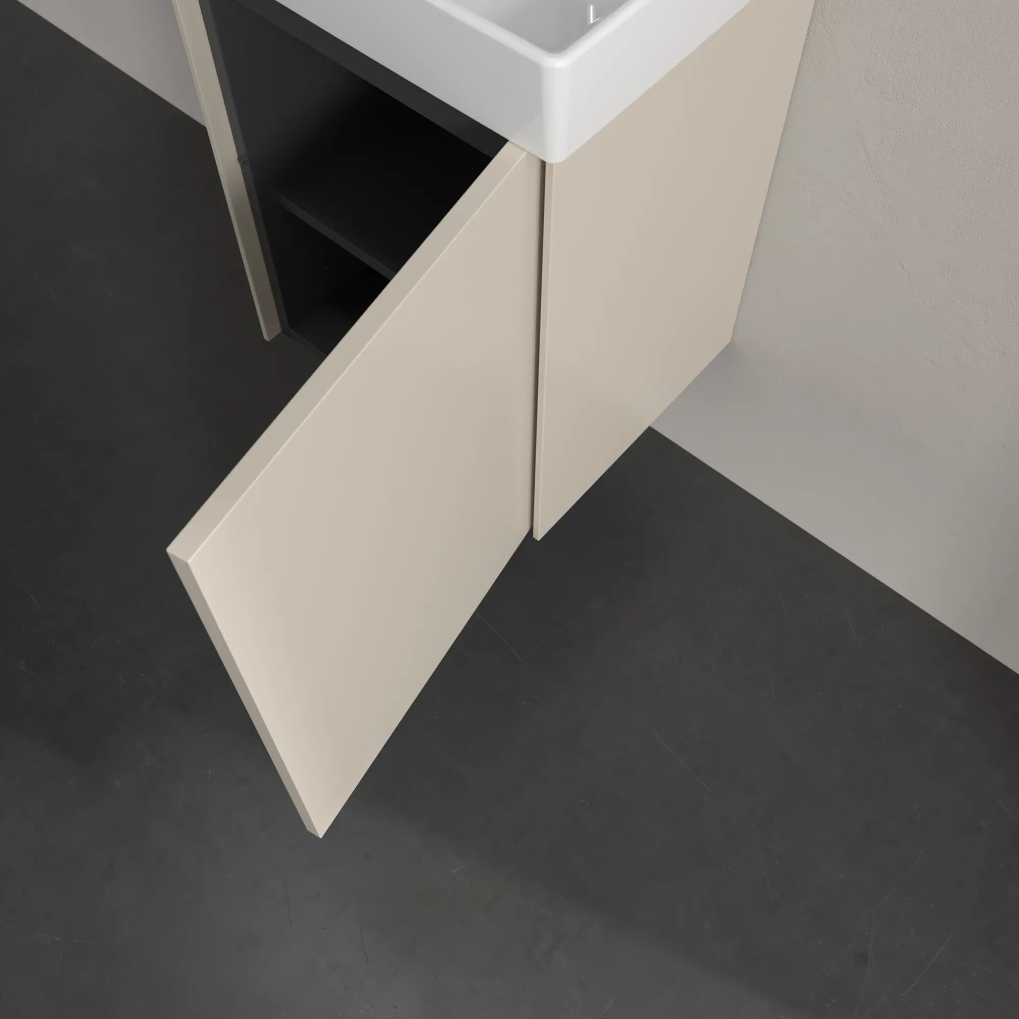 Villeroy & Boch Waschtischunterschrank „Collaro“ für Schrankwaschtisch 41 × 54,6 × 34,4 cm 1 Tür, Anschlag (Scharnier) rechts