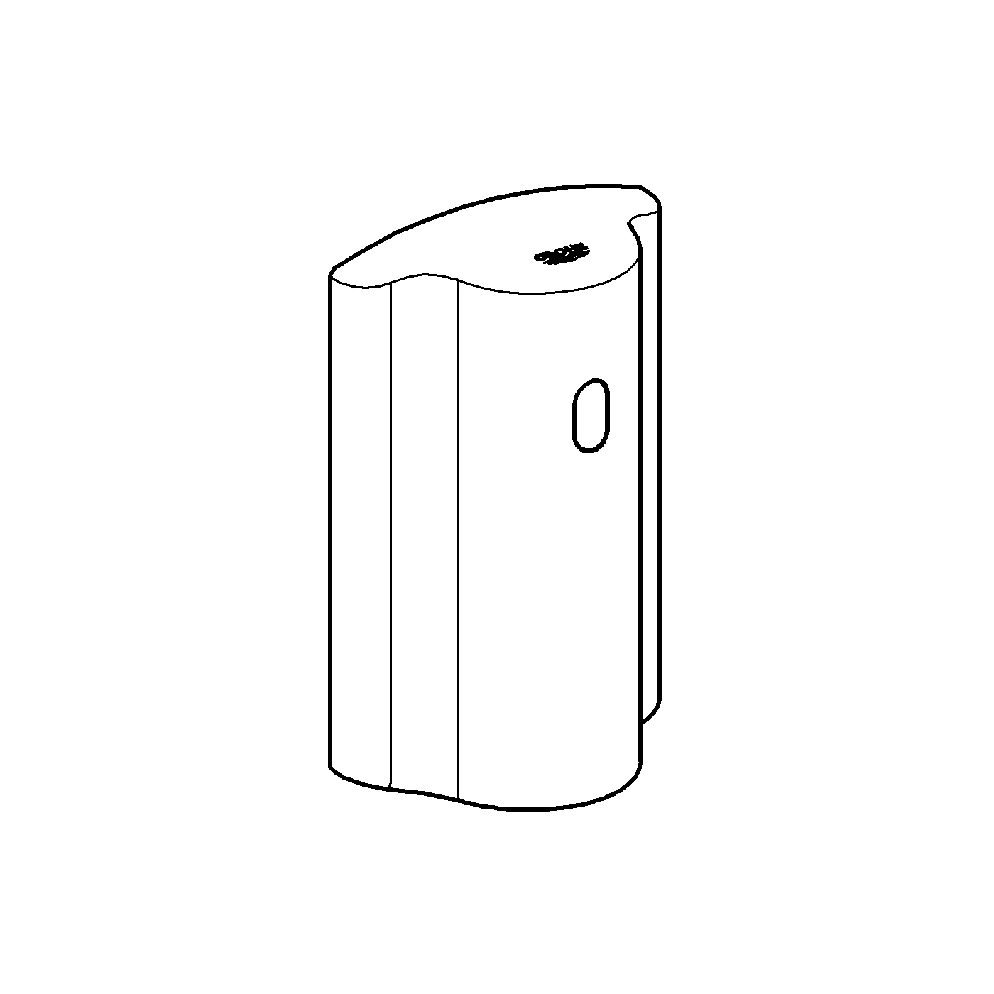 Umrüstelektronik Tectron 37751_1, Aufputz, für Urinal-Wandeinbauspüler 37 017 und DAL 509, 6 V Lithium-Batterie, Typ CR-P2, chrom