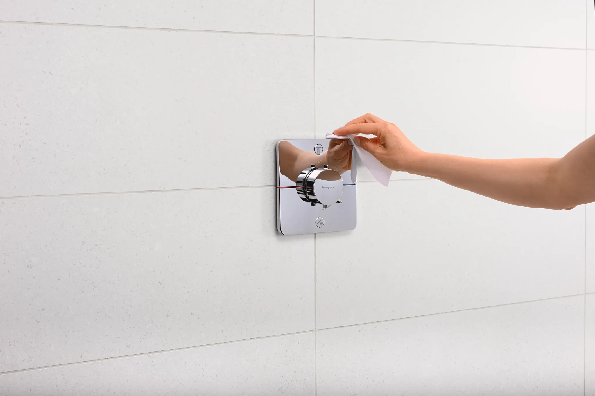 ShowerSelect Comfort Q Thermostat Unterputz für 2 Verbraucher Chrom ShowerSelect Comfort Q Thermostat Unterputz für 2 Verbraucher Chrom