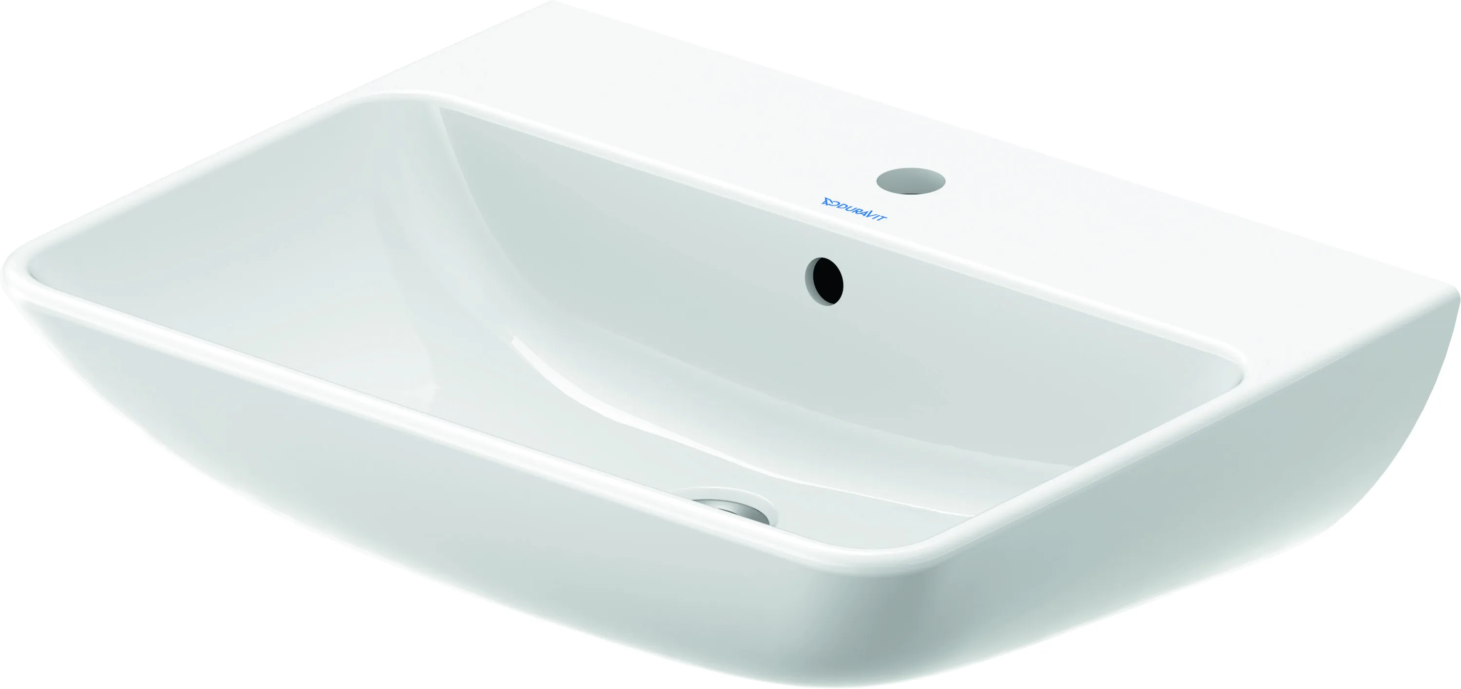 Wandwaschtisch „ME by Starck“, mit Überlauf, Hahnlochposition mittig in Weiß Hochglanz Wandwaschtisch „ME by Starck“, mit Überlauf, Hahnlochposition mittig in Weiß Hochglanz