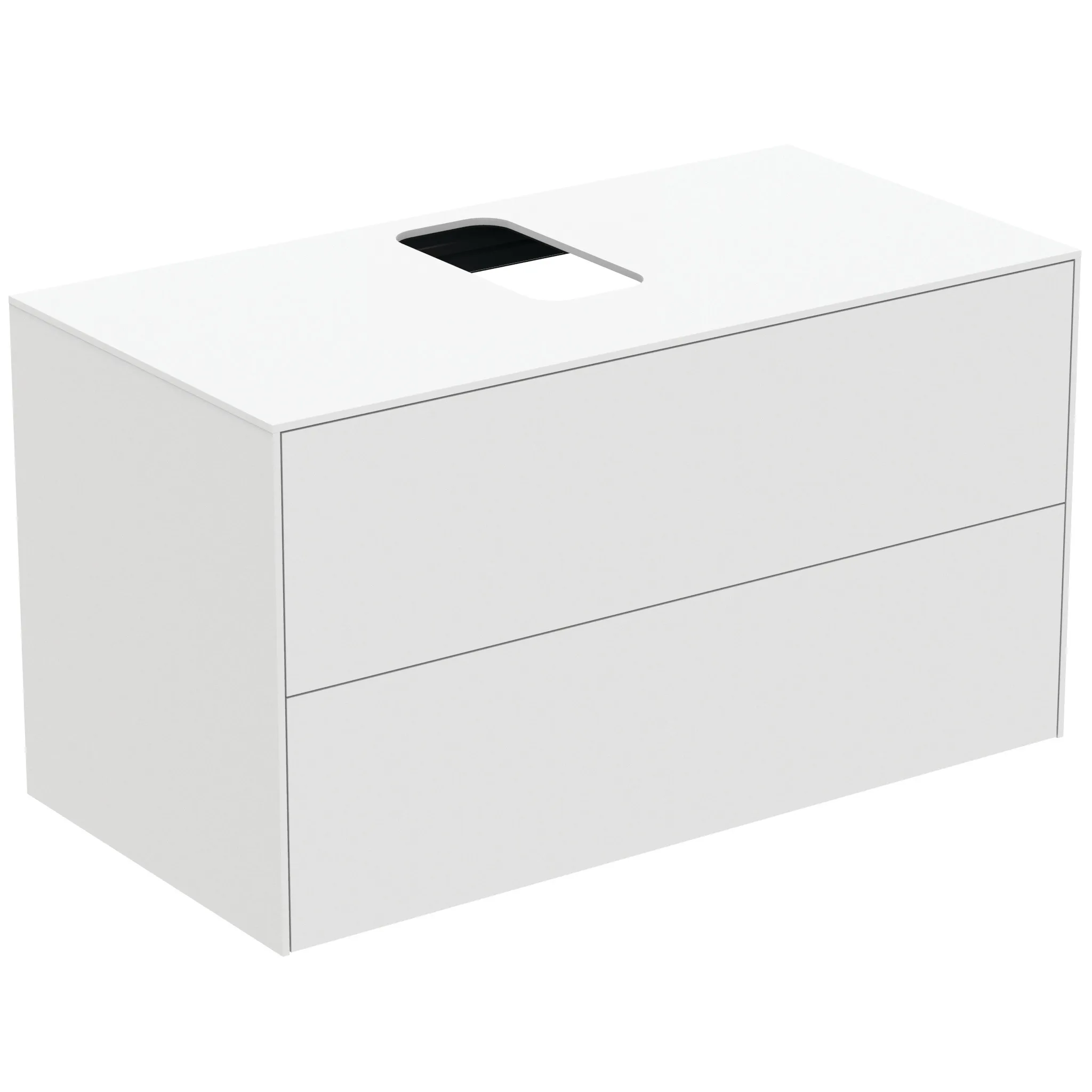 Ideal Standard Waschtischunterschrank „Conca“ 100,2 × 55 × 50,5 cm Weiß matt lackiert