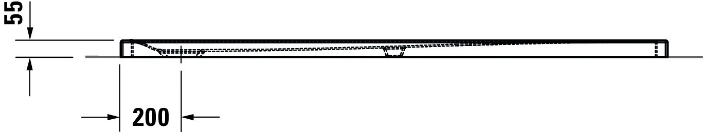 Duravit rechteck Duschwanne „Tempano“ 180 × 90 cm