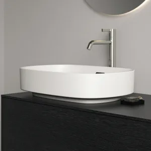 Waschbecken „Linda-X“ 55 × 38 × 15,5 cm in Seidenweiß