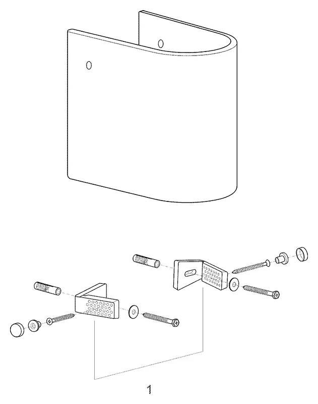 Halbsäule Euro Keramik 39201, für Waschtisch, aus Sanitärkeramik, alpinweiß