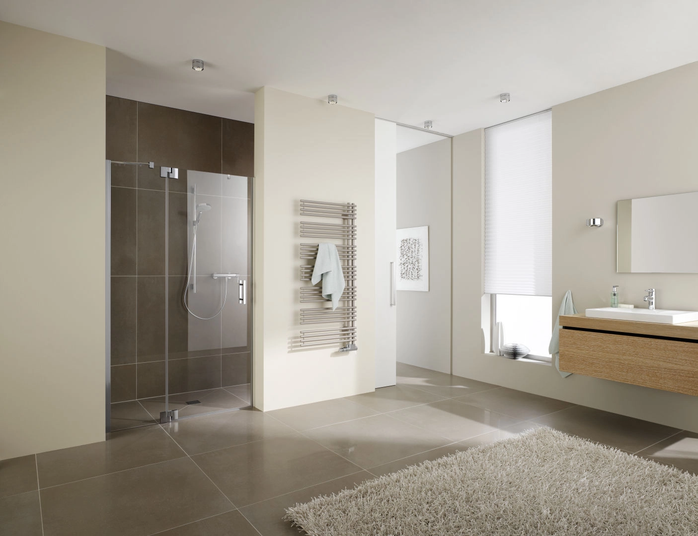 Kermi Design-Heizkörper „Diveo®“ 60 × 132 cm in Graphit Metallic Kermi Design-Heizkörper „Diveo®“ 60 × 132 cm in Graphit Metallic