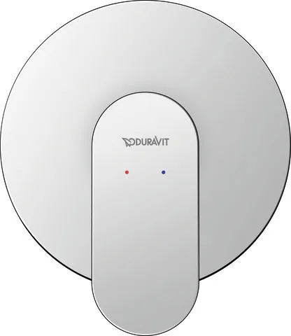 Duravit Einhand-Unterputz-Armatur „Wave“ in Chrom Duravit Einhand-Unterputz-Armatur „Wave“ in Chrom