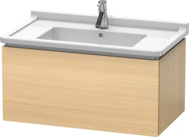 Duravit Waschtischunterschrank wandhängend „L-Cube“ 82 × 40,8 × 46,9 cm Mediterrane Eiche