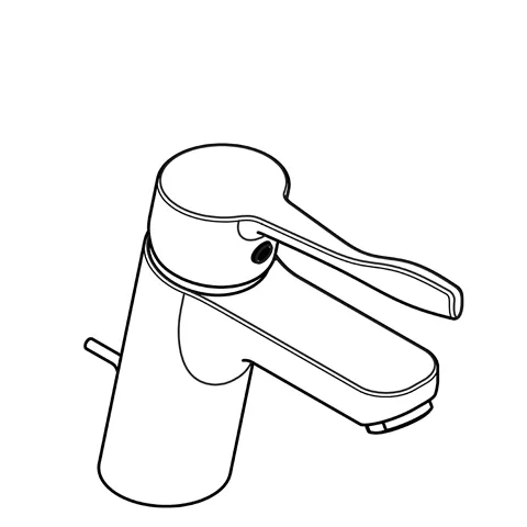 Kludi PURE & EASY Waschtisch-EHM 70 m. PUBLIC HEBEL 120mm chrom Kludi PURE & EASY Waschtisch-EHM 70 m. PUBLIC HEBEL 120mm chrom