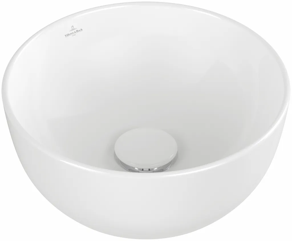 Villeroy & Boch Aufsatzwaschtisch aus TitanCeram „Artis“ ⌀ 325 mm in Weiß Alpin Farbe: Weiß Alpin / Größe: ⌀ 32,5 cm / Oberflächenveredelung: ohne Oberflächenveredelung Villeroy & Boch Aufsatzwaschtisch aus TitanCeram „Artis“ ⌀ 325 mm in Weiß Alpin Farbe: Weiß Alpin / Größe: ⌀ 32,5 cm / Oberflächenveredelung: ohne Oberflächenveredelung