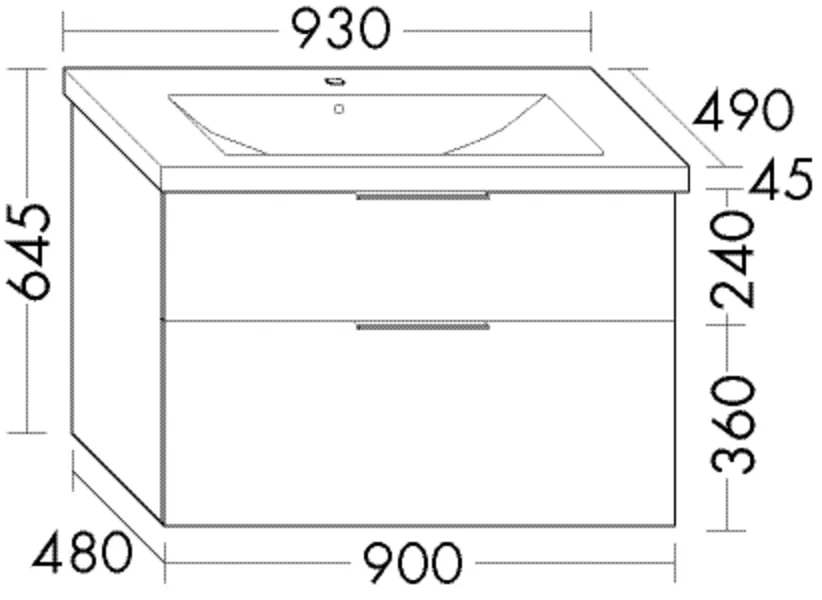 burgbad Badmöbelset Keramik-Waschtisch inkl. Waschtischunterschrank „Eqio“ 93 × 64,5 × 49 cm Griff, Chrom (230 mm), in Eiche Dekor Urban burgbad Badmöbelset Keramik-Waschtisch inkl. Waschtischunterschrank „Eqio“ 93 × 64,5 × 49 cm Griff, Chrom (230 mm), in Eiche Dekor Urban