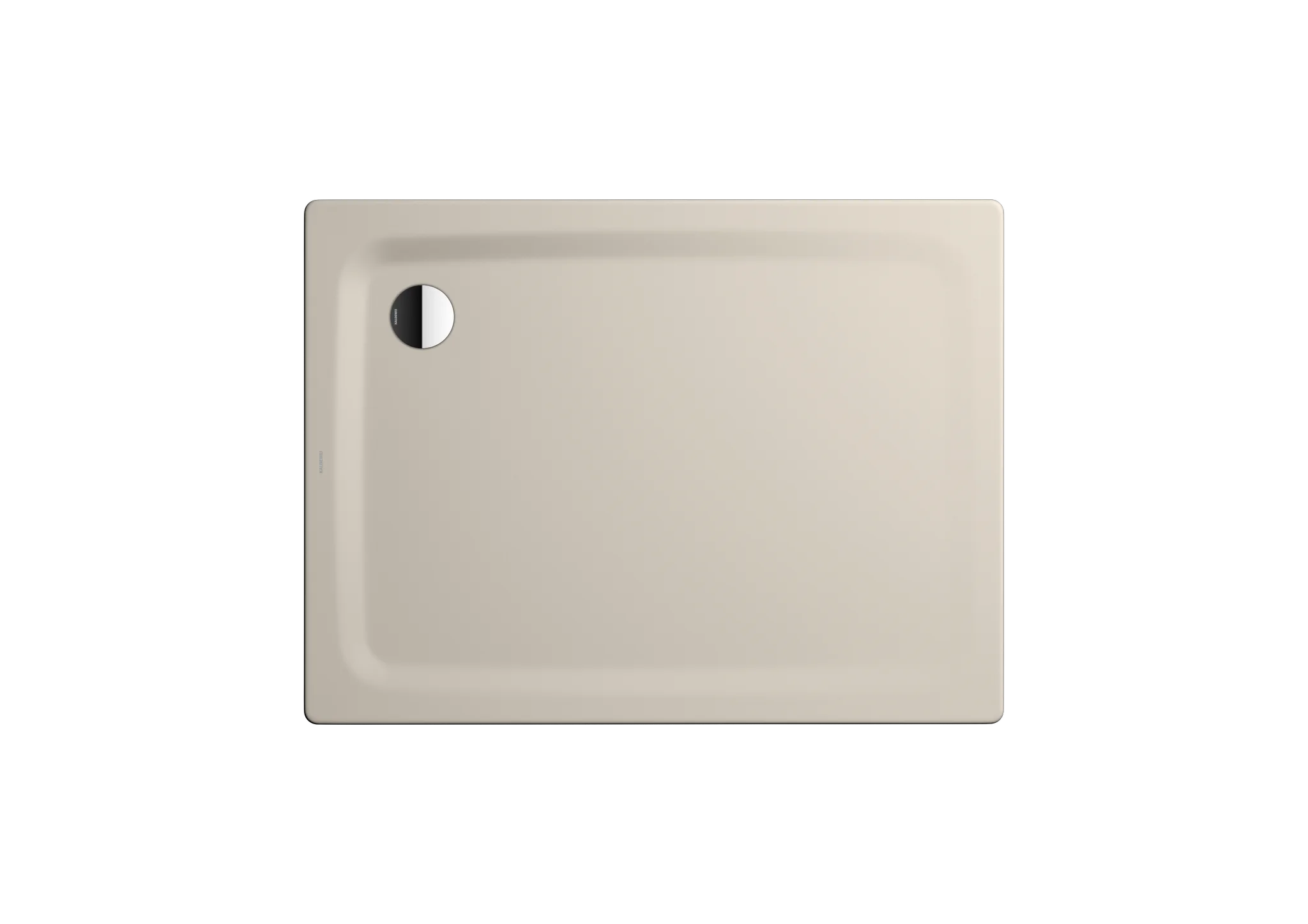 Kaldewei SUPERPLAN CLASSIC Duschfläche, 900x1100 mm, warm grey 10, Secure Plus Antislip, 25 mm tief, Eckablauf