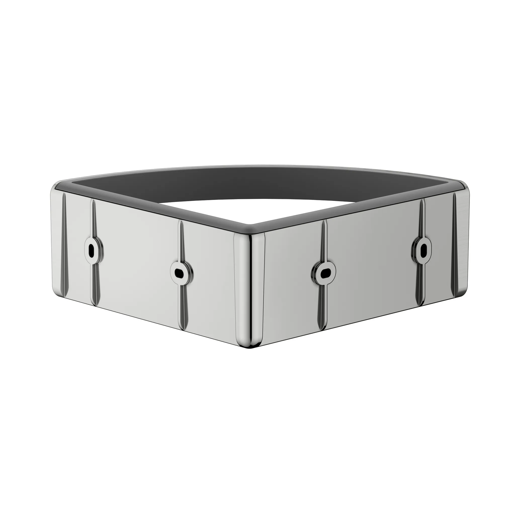 KEUCO ELEGANCE Eckduschablage Kunststoff-Einsatz anthrazit Edelstahl-finish / anthrazit KEUCO ELEGANCE Eckduschablage Kunststoff-Einsatz anthrazit Edelstahl-finish / anthrazit