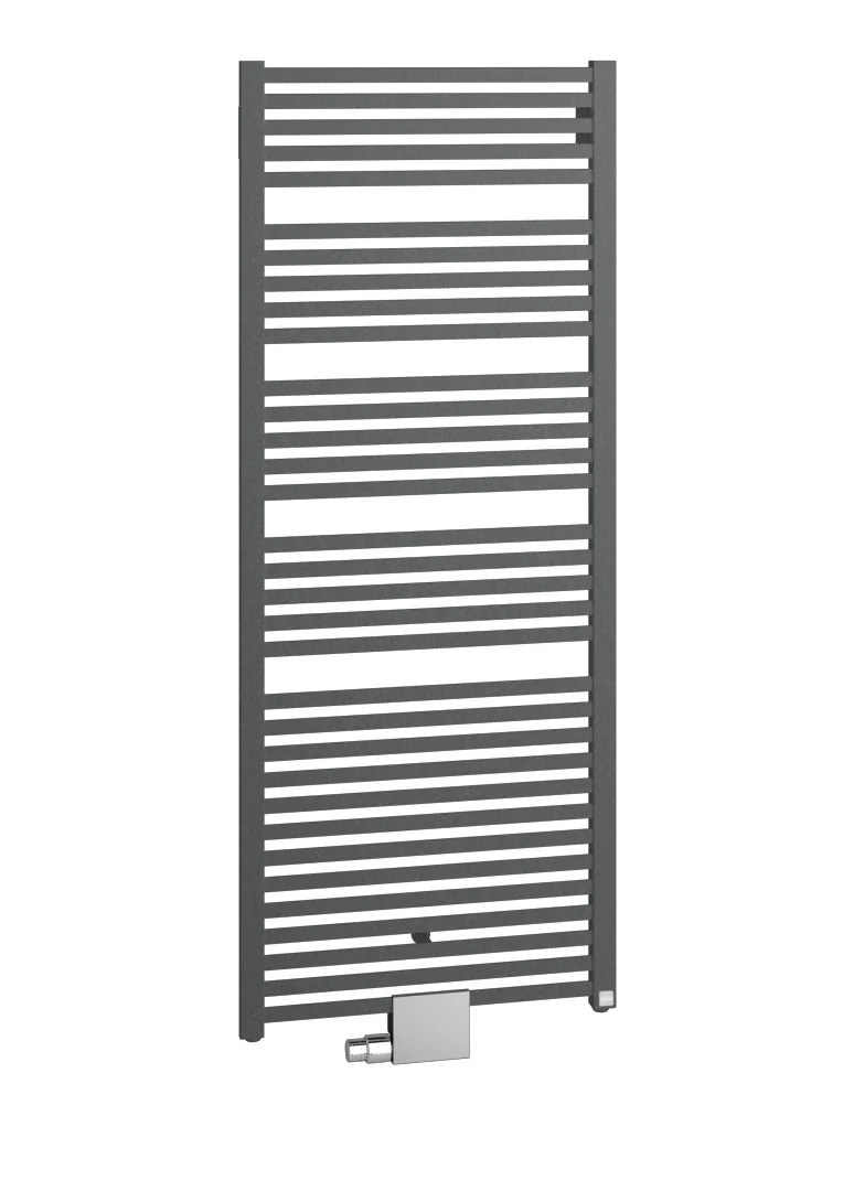 Kermi Design-Heizkörper „Geneo® quadris“ 44,7 × 149,4 cm in Graphit Metallic