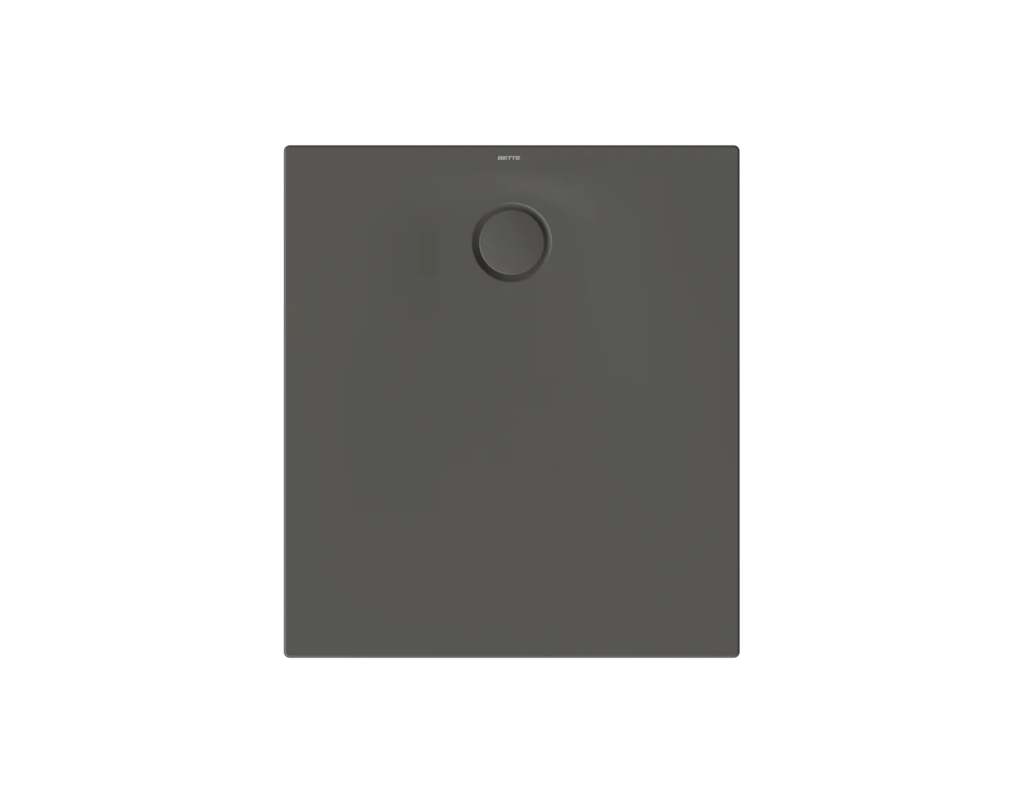 Bette Duschwanne „DW Ultra Space“ ohne Oberflächenbeschichtung, mit BetteGlasur® Plus, in Anthracite