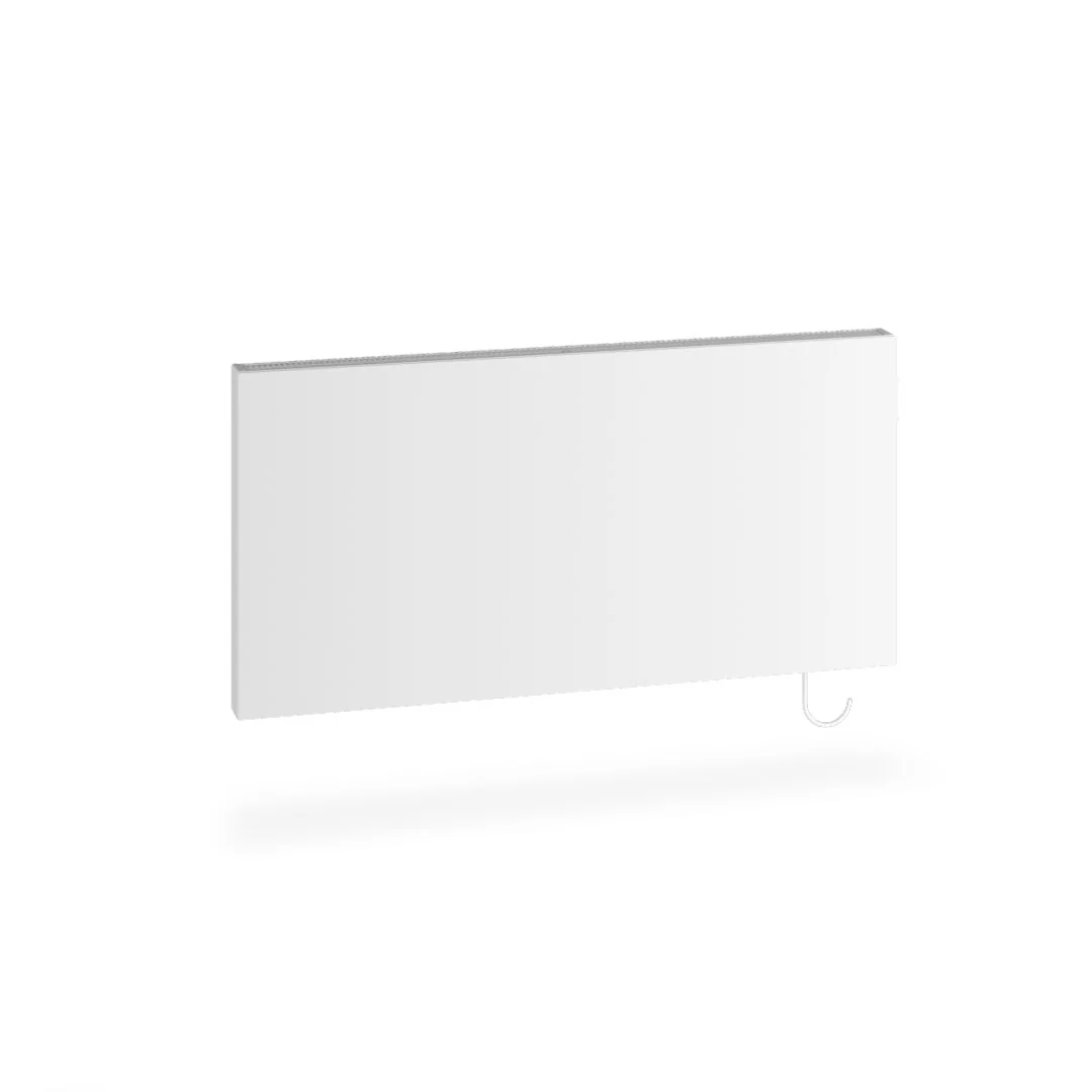 Flachheizkörper E-Panel Plan horizontal Typ 21, HxLxT: 600x1000x74 mm, Farbe: Weiß RAL 9016 seidenglanz, Reglertyp: ohne Regler Elektroset: 1500 Watt, Schutzkl.: 2, Stecker: ohne Stecker, Winkelkonsole lang Flachheizkörper E-Panel Plan horizontal Typ 21, HxLxT: 600x1000x74 mm, Farbe: Weiß RAL 9016 seidenglanz, Reglertyp: ohne Regler Elektroset: 1500 Watt, Schutzkl.: 2, Stecker: ohne Stecker, Winkelkonsole lang