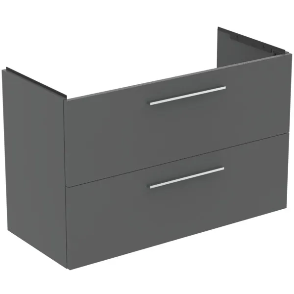 Ideal Standard i.life A Möbelwaschtischunterschrank 1000x440x630 mm Quarzgrau matt 2 Auszüge Softclose wandhängend Ideal Standard i.life A Möbelwaschtischunterschrank 1000x440x630 mm Quarzgrau matt 2 Auszüge Softclose wandhängend