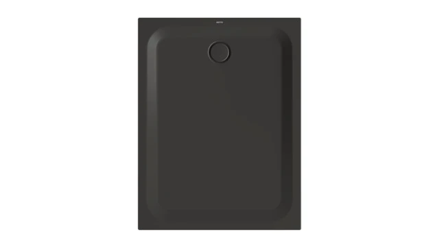 Bette rechteck Duschwanne „BetteUltra“ 1300 × 1000 mm mit BetteAntirutsch Pro, ohne Oberflächenveredelung, mit Minimum-Wannenträger, in Anthracite
