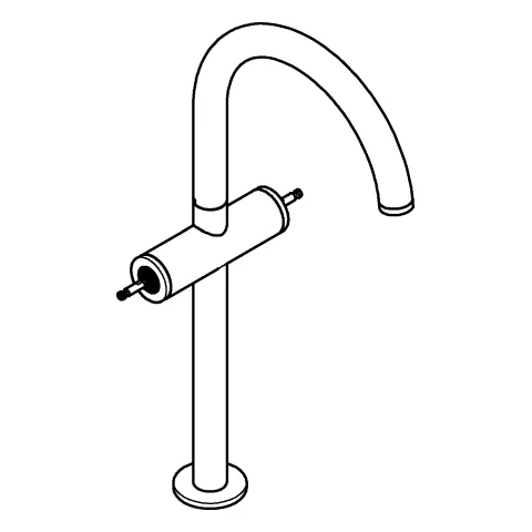 Waschtisch-Einlochbatterie Atrio Private Collection 21140, XL-Size, für Hebelgriffe, Push-open-Ablaufgarnitur, chrom Waschtisch-Einlochbatterie Atrio Private Collection 21140, XL-Size, für Hebelgriffe, Push-open-Ablaufgarnitur, chrom