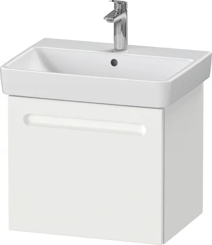 Duravit Waschtischunterschrank wandhängend „No.1“ 54 × 47,8 × 42,6 cm in Beton Matt