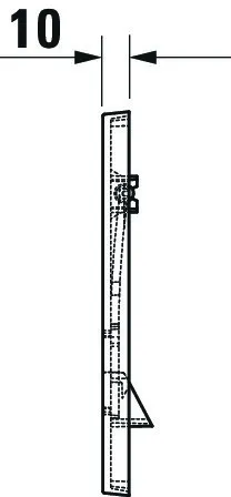 Duravit Betätigungsplatte „DuraSystemInstallationselemente“ 21,7 × 14,7 cm in Duravit Betätigungsplatte „DuraSystemInstallationselemente“ 21,7 × 14,7 cm in