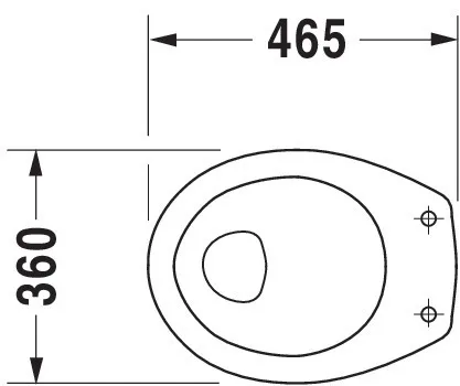 Stand-Flachspül-WC „DuraPlus“ 36 × 49 × 46,5 cm Stand-Flachspül-WC „DuraPlus“ 36 × 49 × 46,5 cm