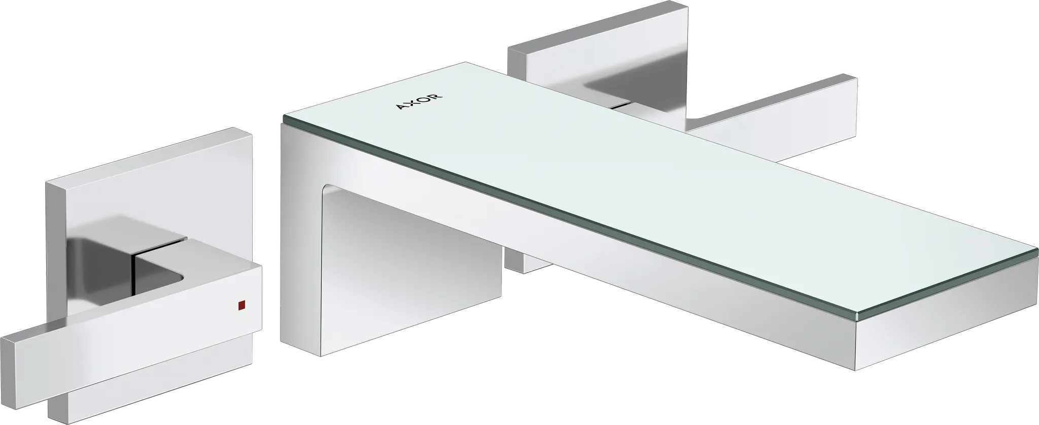 Hansgrohe AXOR MyEdition 3-Loch Waschtischarmatur Unterputz Chrom/Spiegelglas Hansgrohe AXOR MyEdition 3-Loch Waschtischarmatur Unterputz Chrom/Spiegelglas